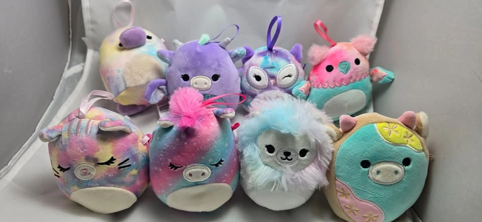 Squishmallows Christmas Ornament Set 2023 - 8 pack, in box - photo 3