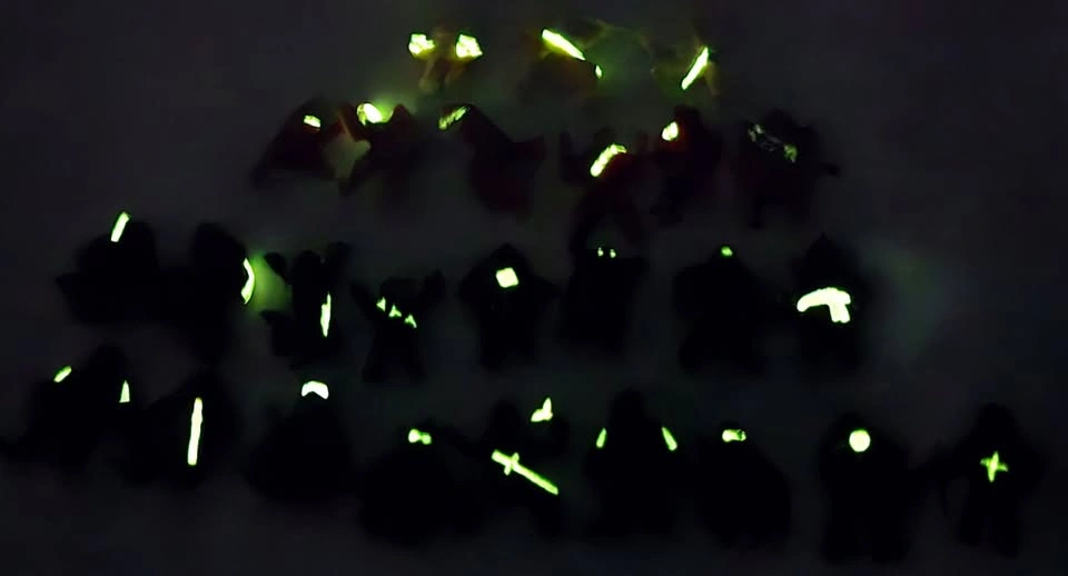 VINTAGE Panosh NINJA MITES 1986 lot of 26 retro toy figures - photo 2
