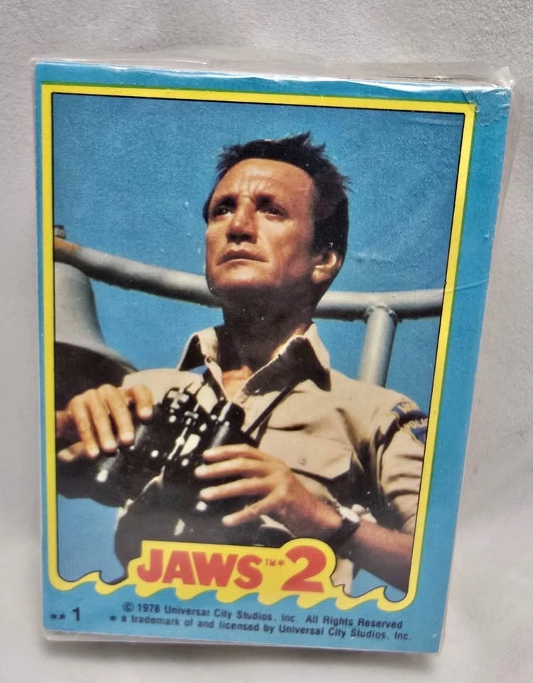 Vintage Jaws 2 Movie Trading Cards - Complete Set