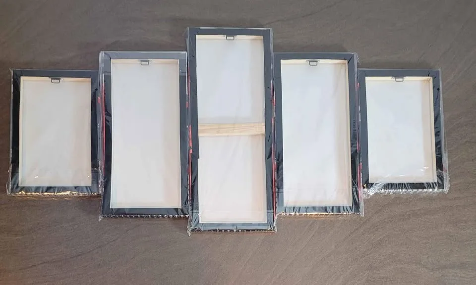 5 Piece Red Flower Wall Decor image indicator(3)