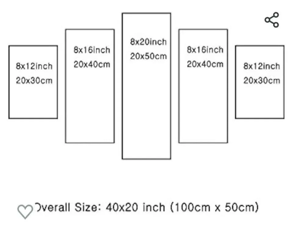 5 Piece Red Flower Wall Decor image indicator(4)