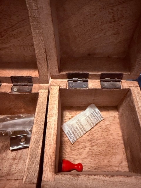 Wooden owl box