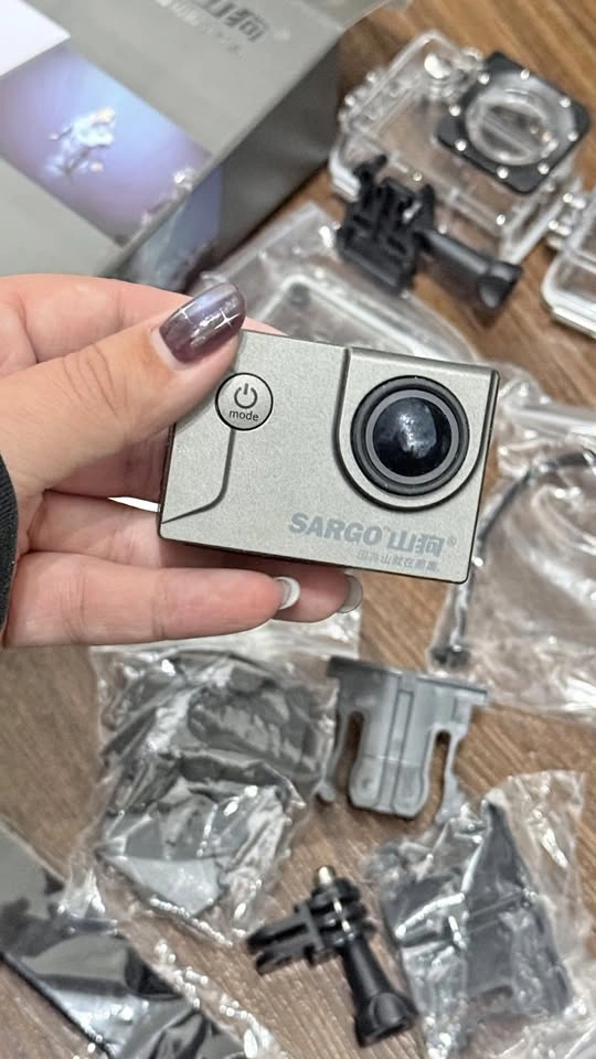 SARGO Waterproof Action Camera with Accessories