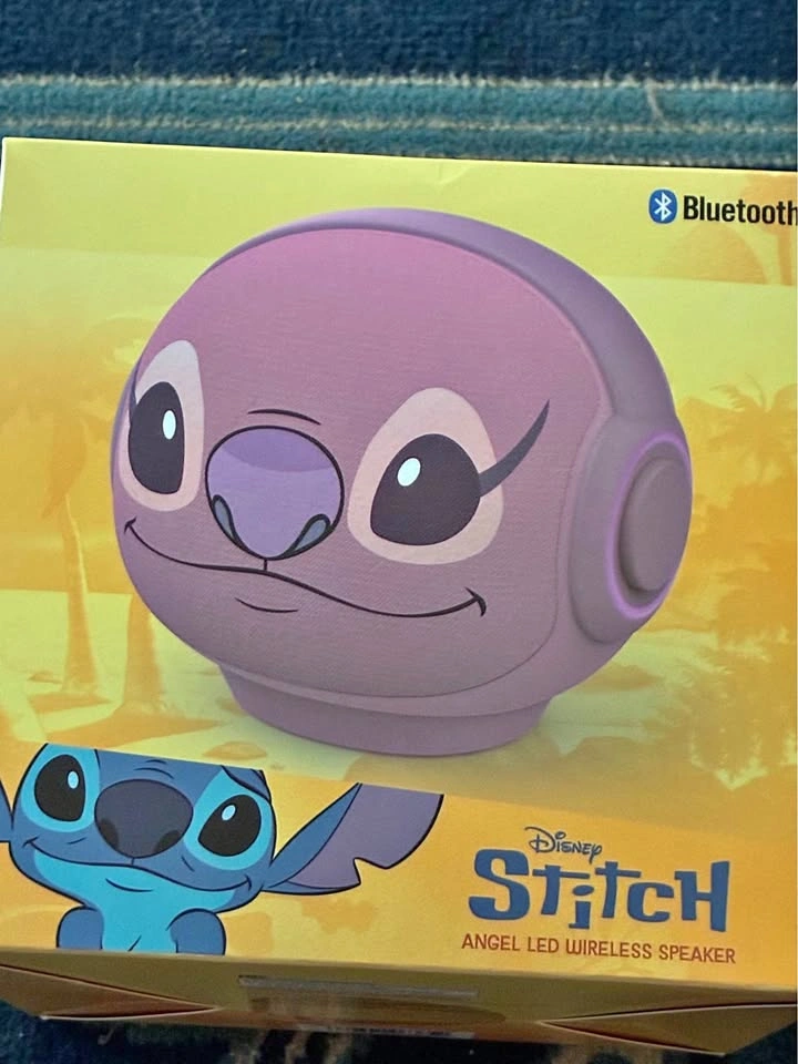Disney Lilo and Stitch Angel LED Wireless Bluetooth Speaker