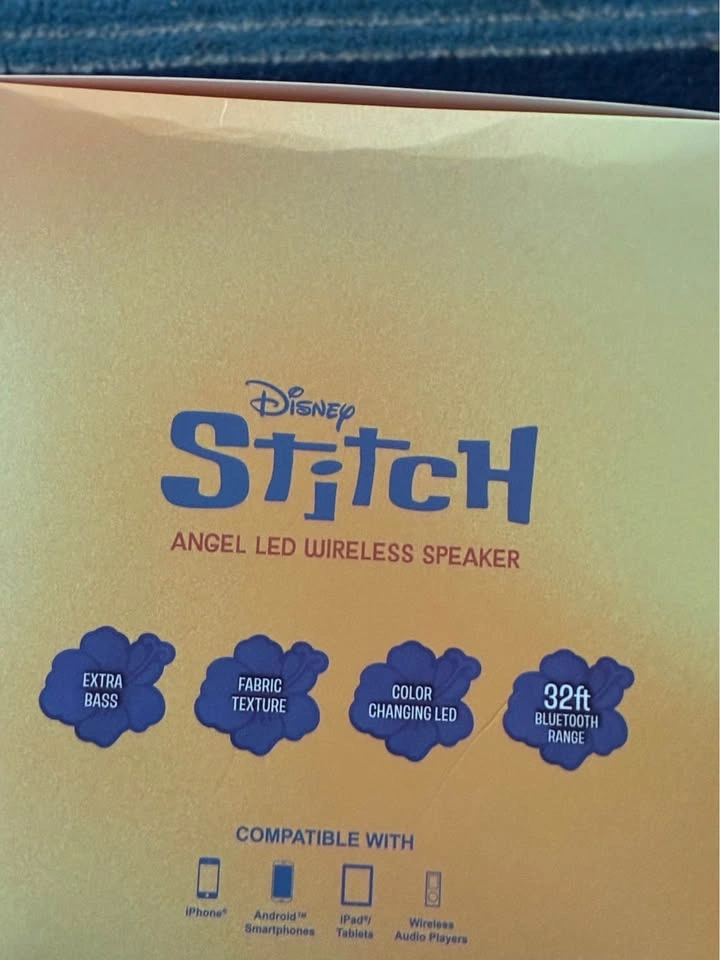 Disney Lilo and Stitch Angel LED Wireless Bluetooth Speaker - photo 2