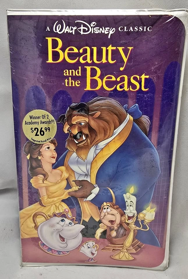 Beauty and the Beast VHS - SEALED black diamond Disney classic