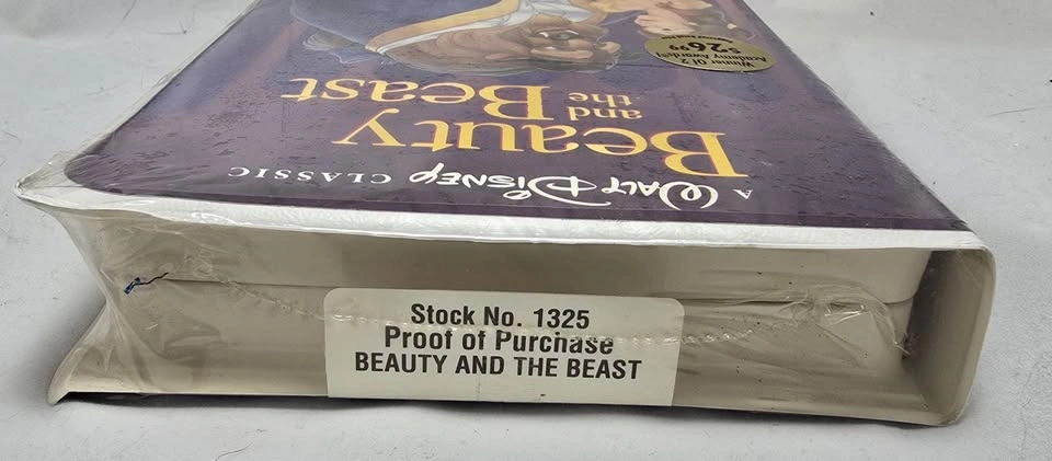 Beauty and the Beast VHS - SEALED black diamond Disney classic - photo 4