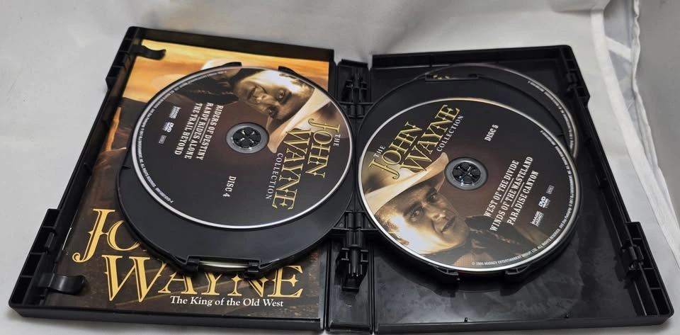 The John Wayne Collection -- 21 Western movies box set DVD - photo 2