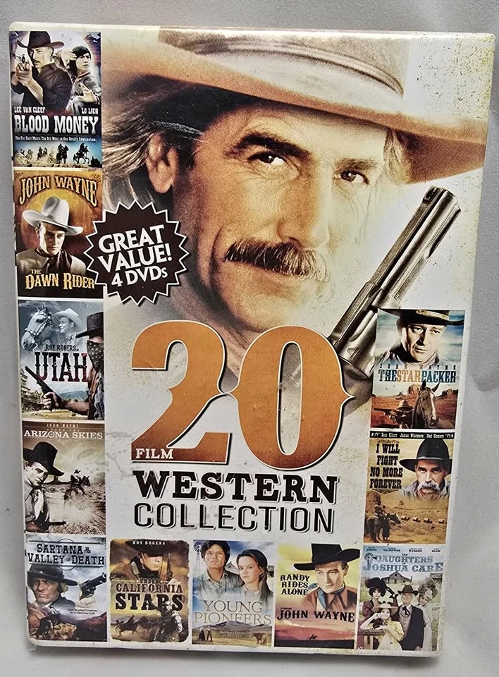 20 Film Western Collection -- 20 movies DVD box set -- sealed