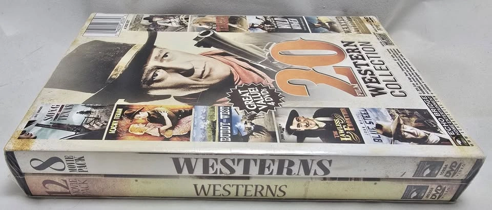 20 Film Western Collection -- 20 movies DVD box set -- sealed - photo 4