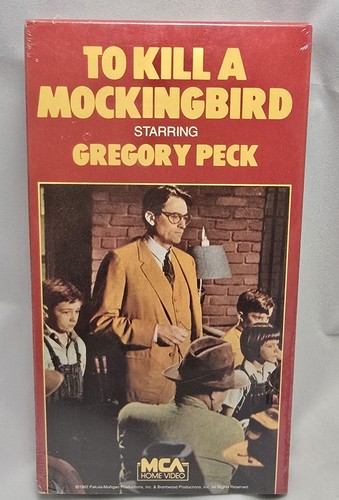 To Kill A Mockingbird (1962) -- VHS 1987 release -- SEALED