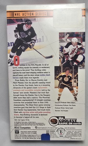 NHL Overtime -- Heroes And Drama Of The Stanley Cup Playoffs VHS - photo 2