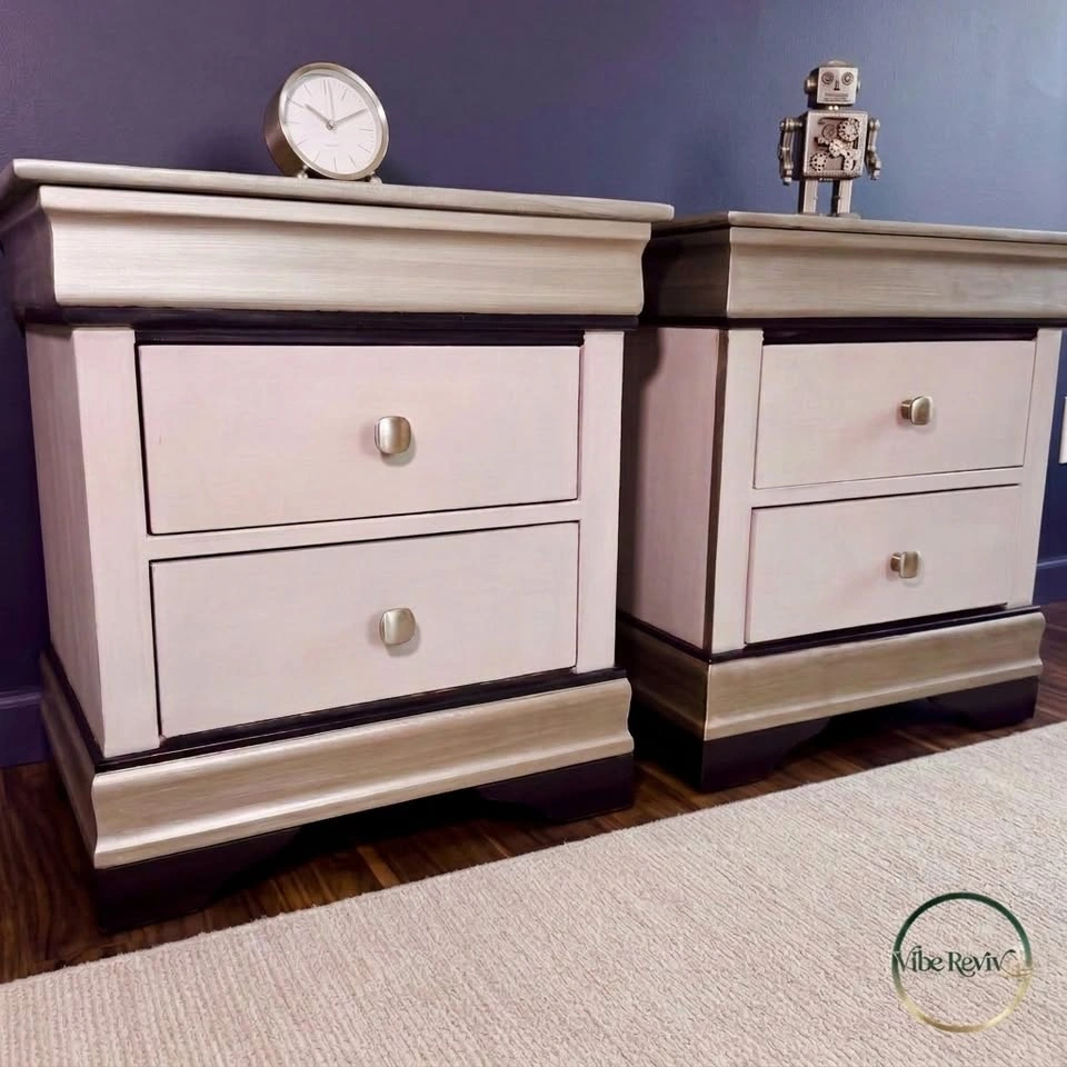 Hollywood Glam Nightstand - Pair