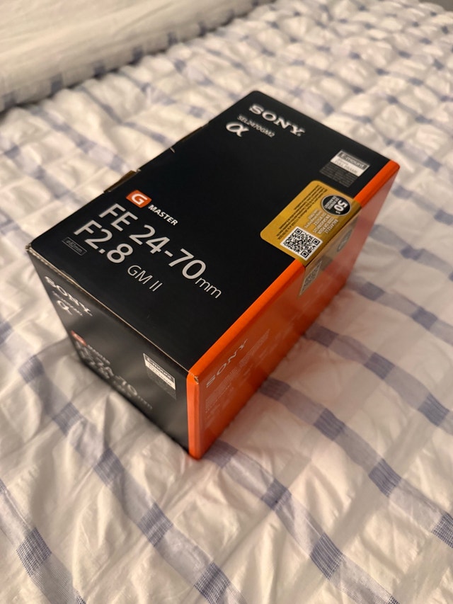 Brand New Sony FE 24–70mm f/2.8 GM II Lens – Unopened - photo 2