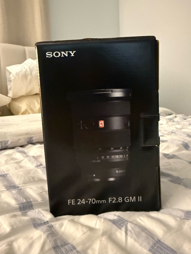 Brand New Sony FE 24–70mm f/2.8 GM II Lens – Unopened - photo 3