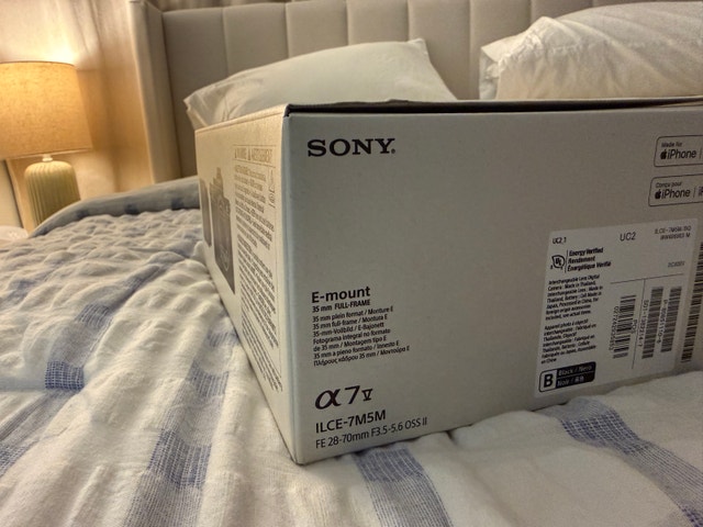 Brand New Sony a7 V Camera + 28–70mm Lens Kit – Unopened - photo 3