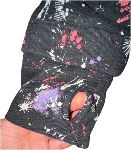 Bench Splatter Pattern Full-Zip Sweater High Mock Neck - Large - photo 4