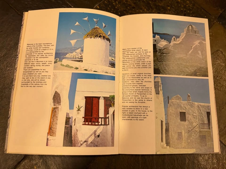 Vintage Mykonos & Delos Greece Travel / History Book (Toubi’s) - photo 2