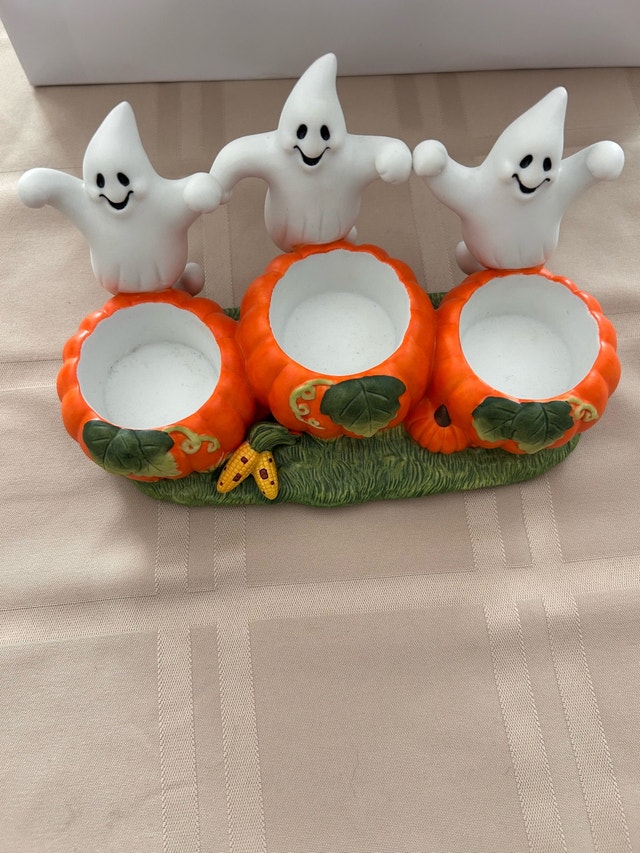 Halloween Ceramic Ghost Decor Set - photo 3