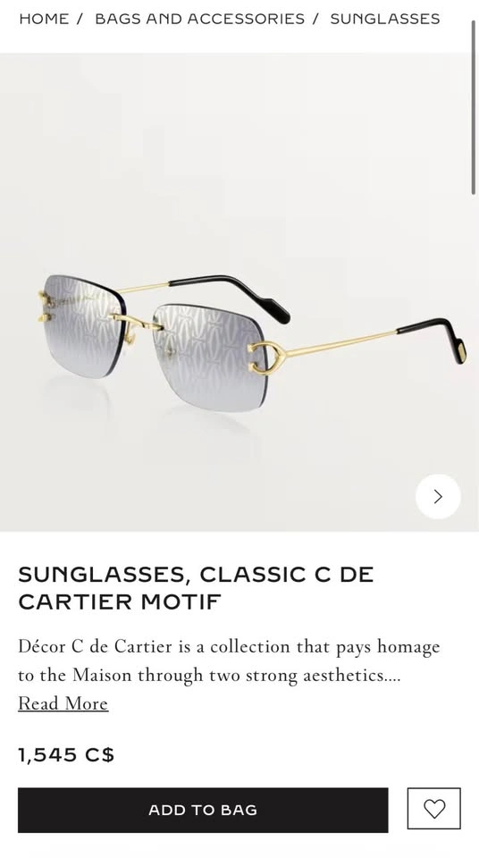 Cartier Classic C de Cartier Sunglasses - photo 2