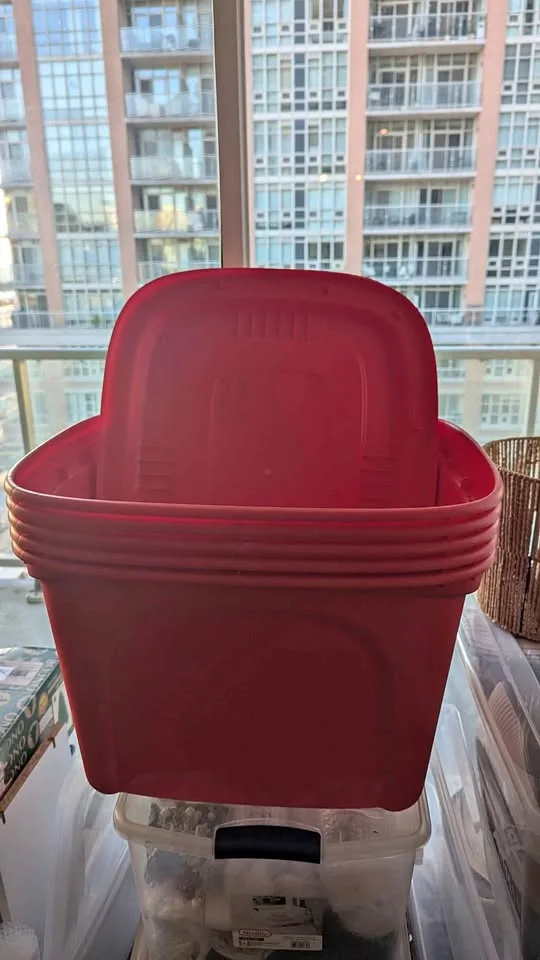 3x Large Storage Boxes/Containers thumbnail