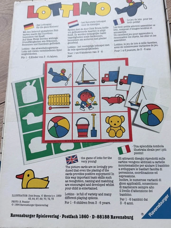 Lottino Memory / Matching Game – Dick Bruna - Ravensburger - photo 3