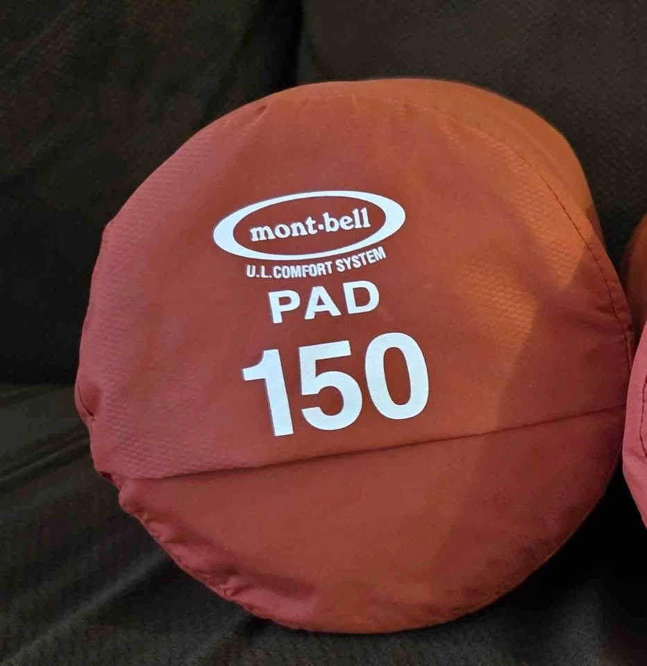 Sleeping mat air pad Mont-bell U.L. Comfort System Pad 150