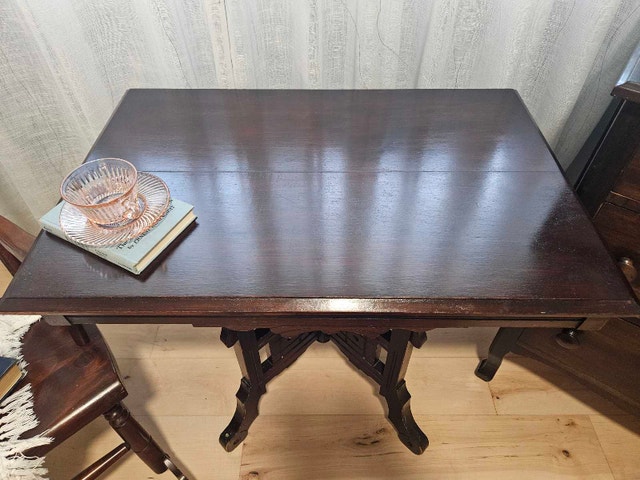 Antique Eastlake Parlor Table circa 1800s