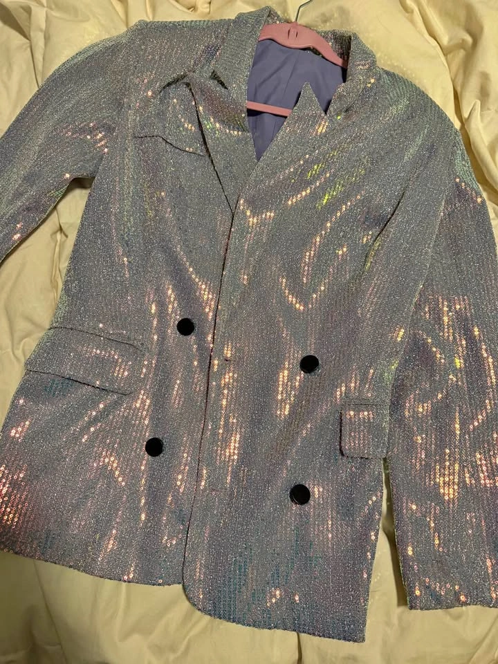 Lavender sequin jacket