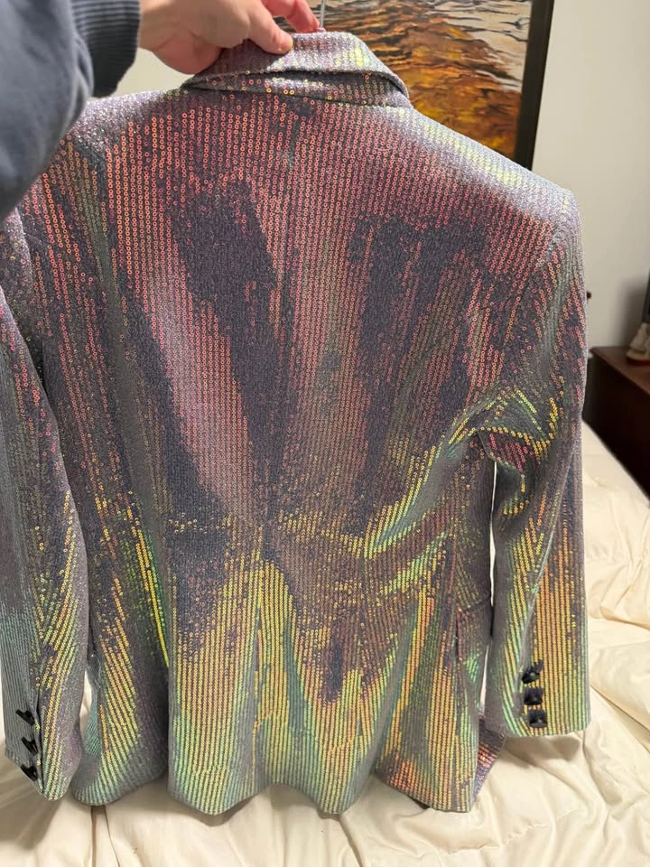 Lavender sequin jacket - photo 2