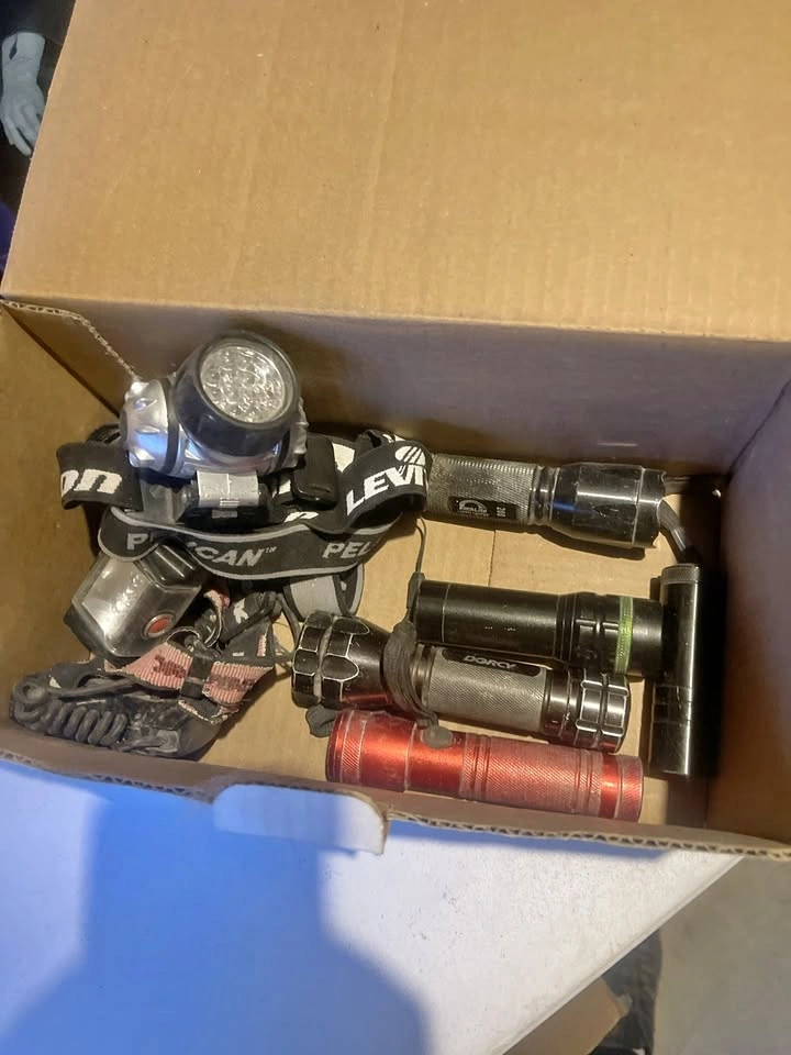 Flashlight & Headlamp Lot — Pelican, Dorcy + More
