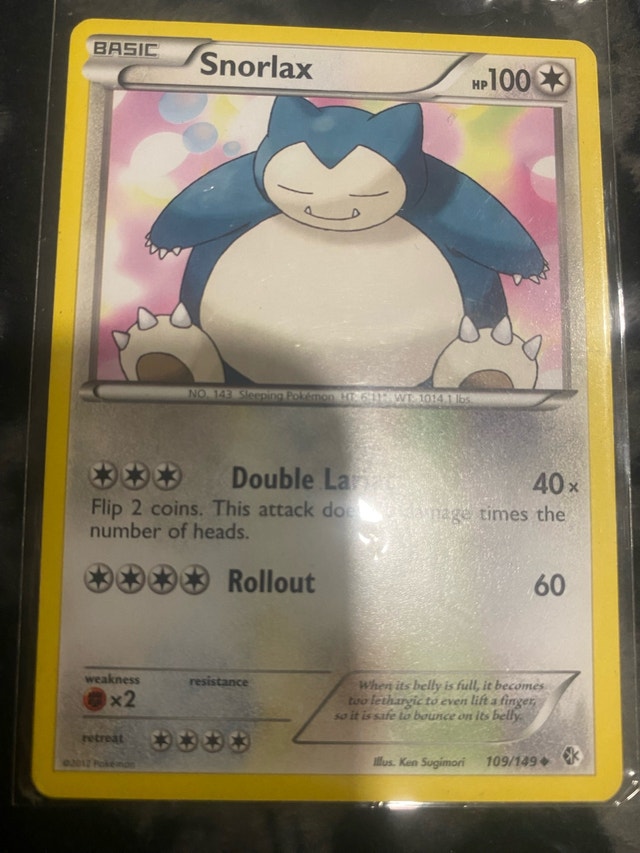 Snorlax XY179 80R 109 109 80 Pokémon Cards - photo 5