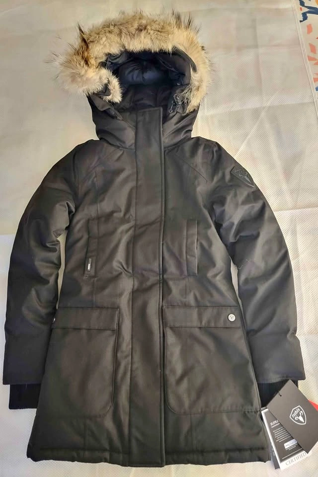 Nobis The Carla Down Parka - Brand New - Dark Charcoal