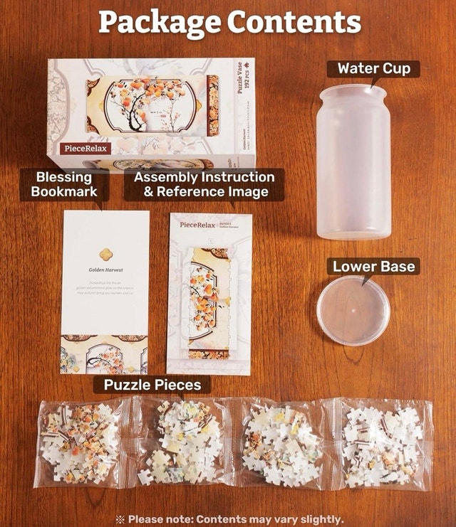 3D Golden Harvest Puzzle Vase - photo 3