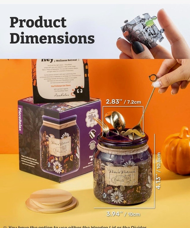 PieceRelax 3D Puzzle Jar