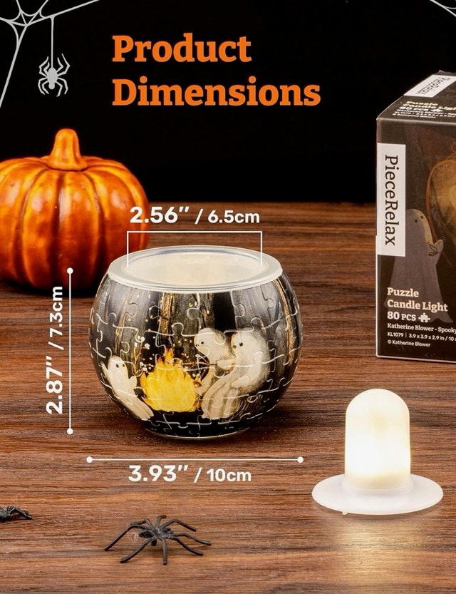 3D halloween candle puzzle - photo 2