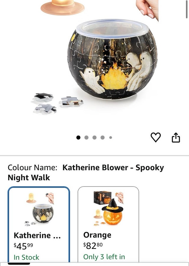 3D halloween candle puzzle - photo 5