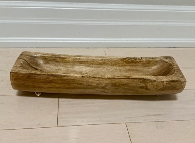 Rustic Wooden Decor Tray / Bowl