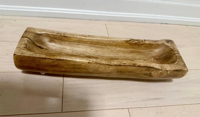 Rustic Wooden Decor Tray / Bowl - photo 3