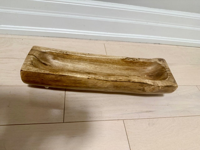 Rustic Wooden Decor Tray / Bowl - photo 4