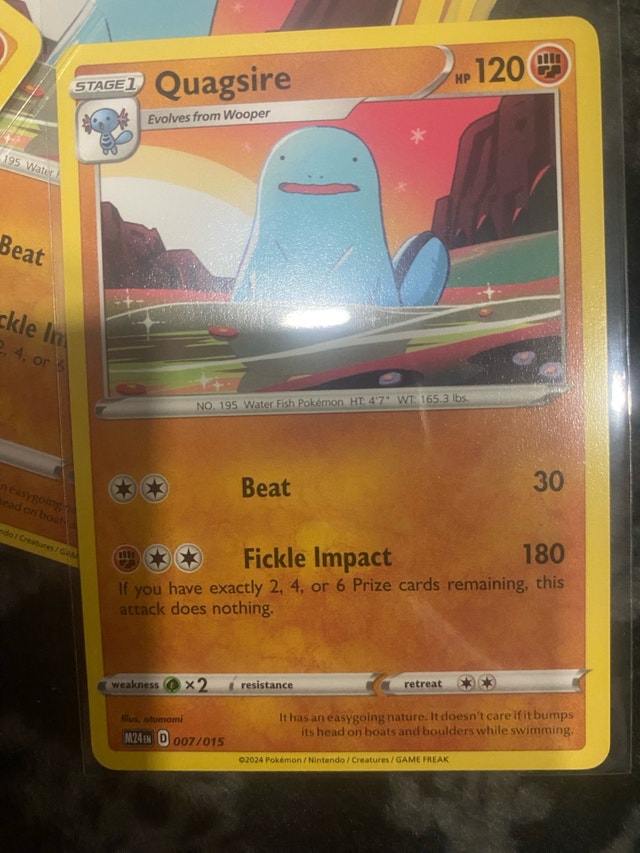 Quagsire 007/015 Promo Pokémon Card - photo 2