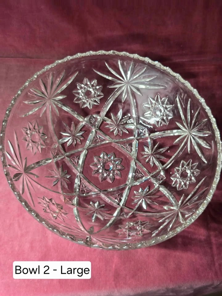 Set of 2 Vintage Anchor Hocking MCM Glass Serving Bowls - photo 4