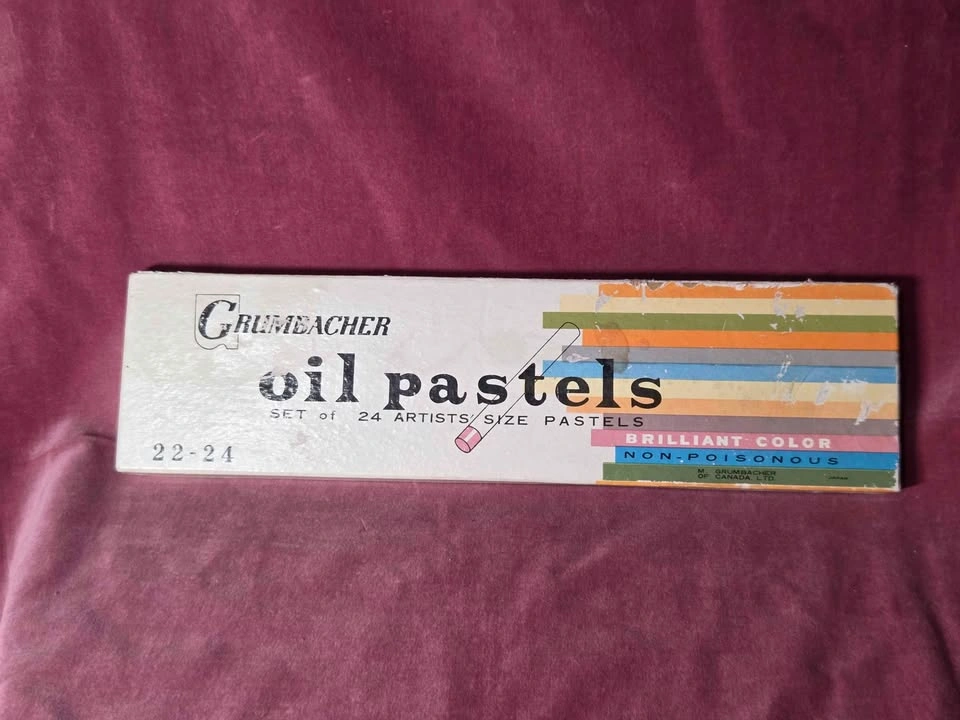 Vintage 1960s Grumbacher Oil Pastels (complete set) - photo 2