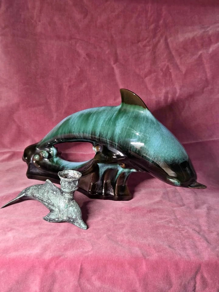 Vintage MCM Dolphin Decor (set of 2)