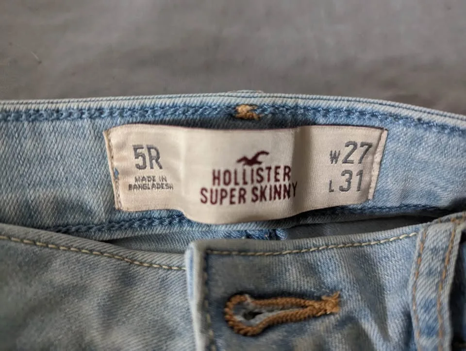 Assorted Jeans Size 27 W Forever 21, Hollister, Levi's image indicator(3)