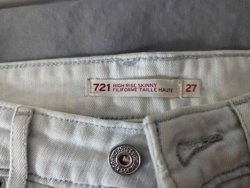 Assorted Jeans Size 27 W Forever 21, Hollister, Levi's image indicator(5)