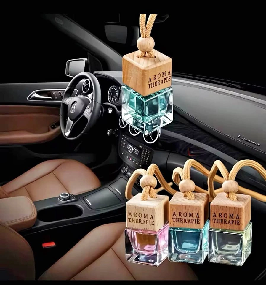 Wooden Mini Air Freshener Essential Oil Aromatherapy