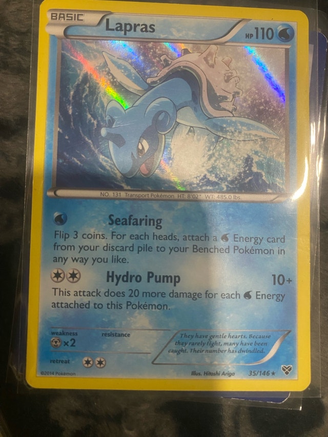 Lapras 25 26 35 36 Aurorus 26 Pokémon Cards - photo 3