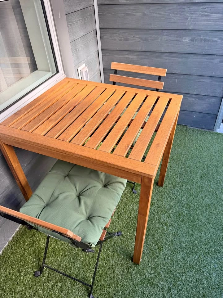 IKEA ÄPPLARÖ Outdoor Table and 2 Chairs