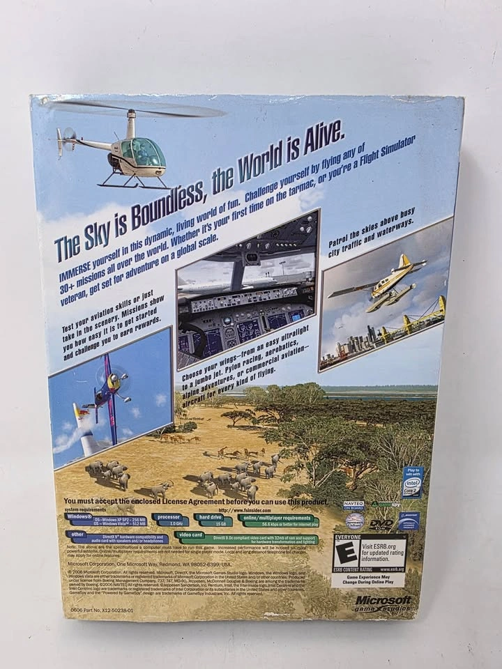 Microsoft Flight Simulator X (FSX) PC DVD-ROM Complete Set - photo 2